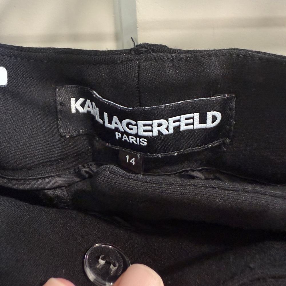 Karl Lagerfeld Elegant Black Trousers - Picture 4 of 4